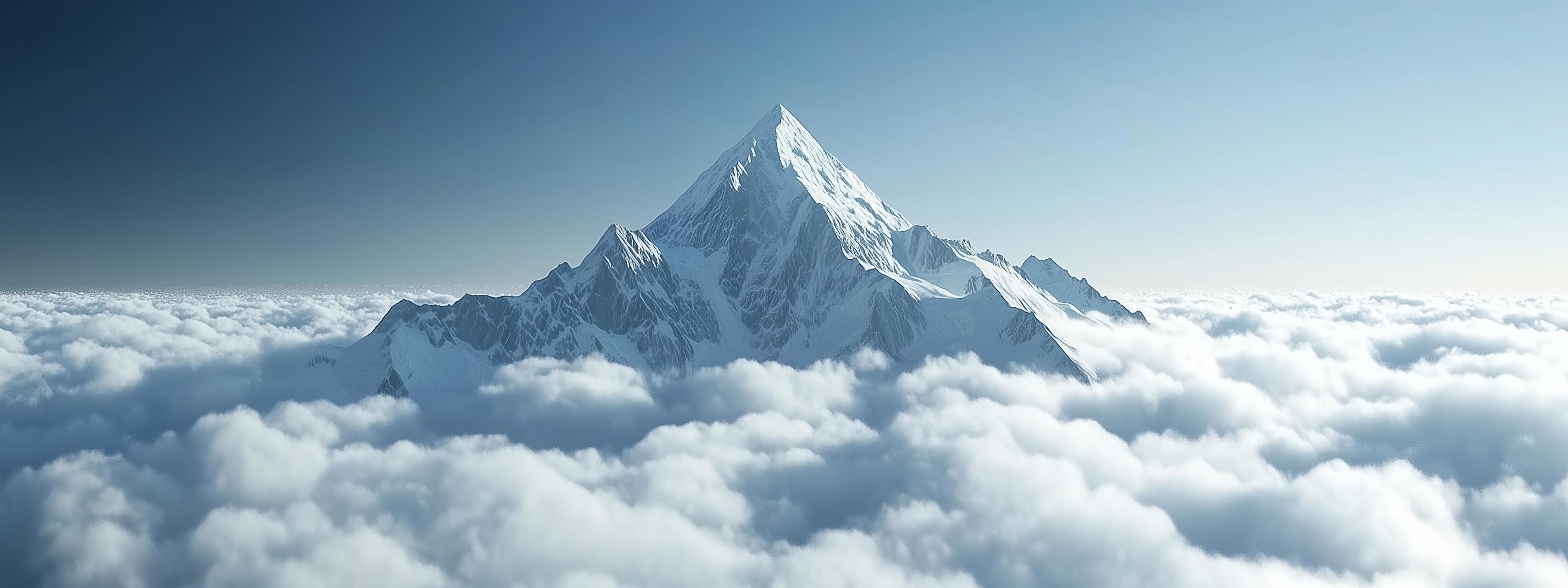 Cloud Mountain Background